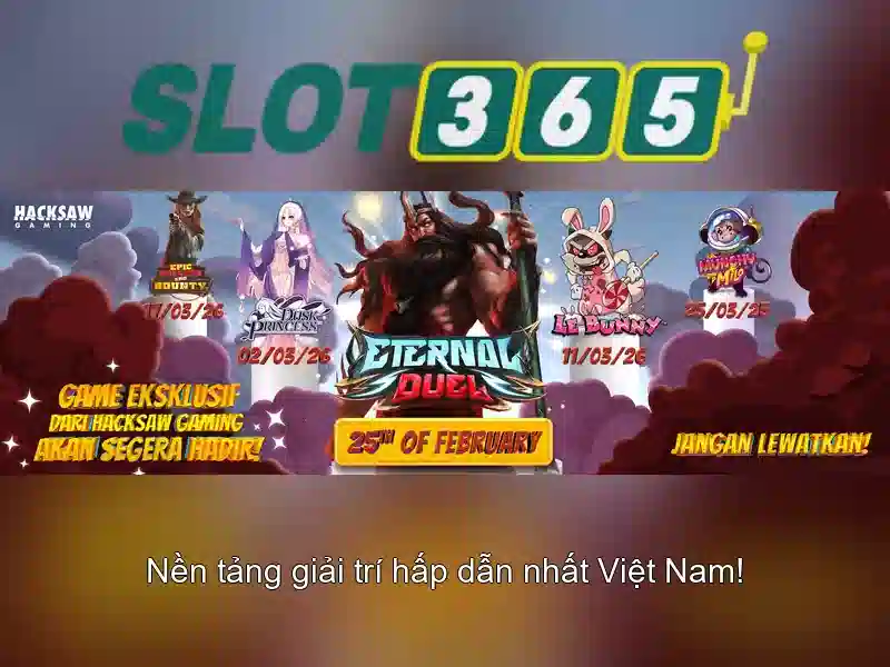 Slot365 là nền tảng chơi slot trực tuyến hấp dẫn